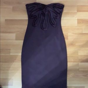 Strapless knee length cocktail dress (worn 1)